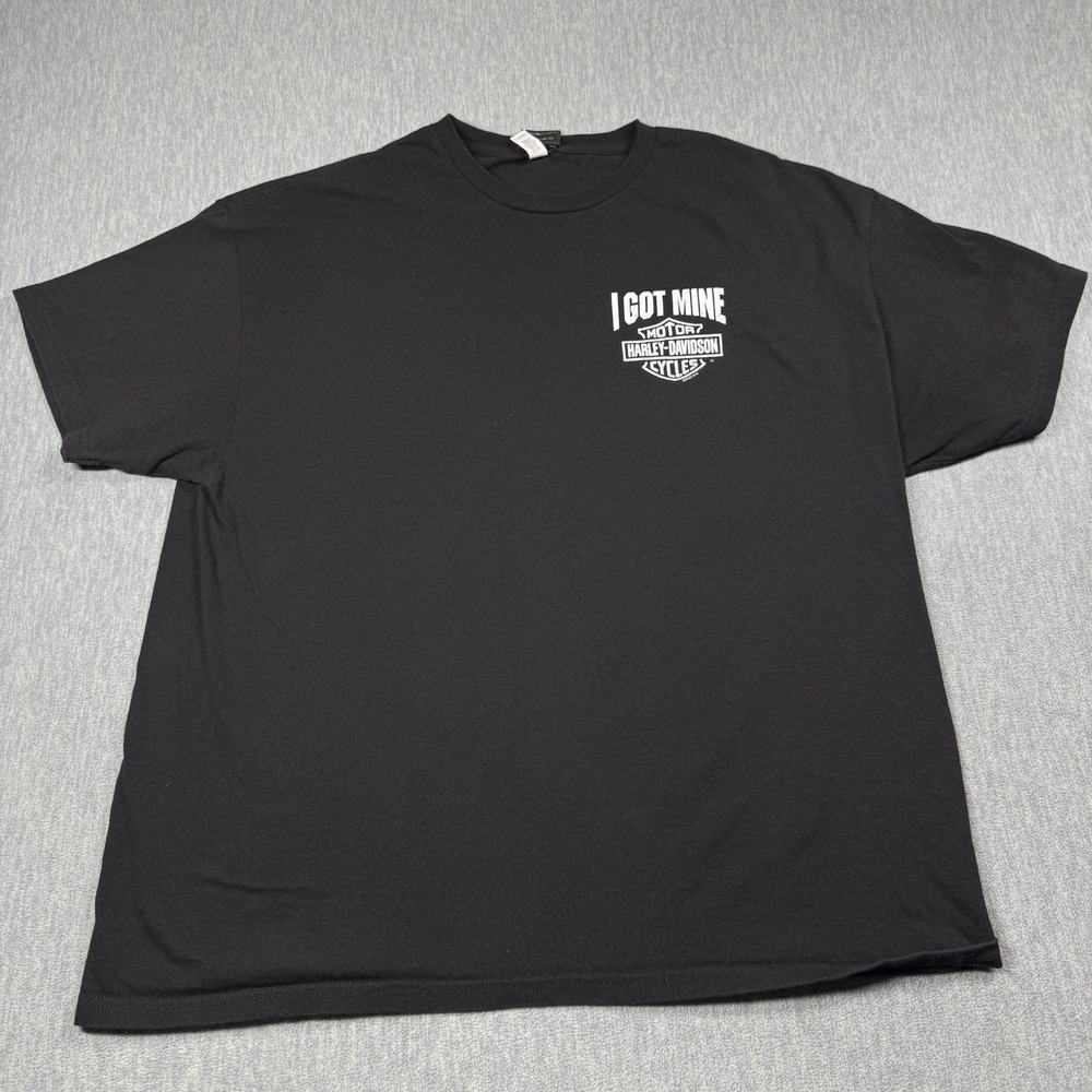 Harley-Davidson‎ T-Shirt Men 2XL Black Henderson Nevada Graphic Biker Cycle Tee